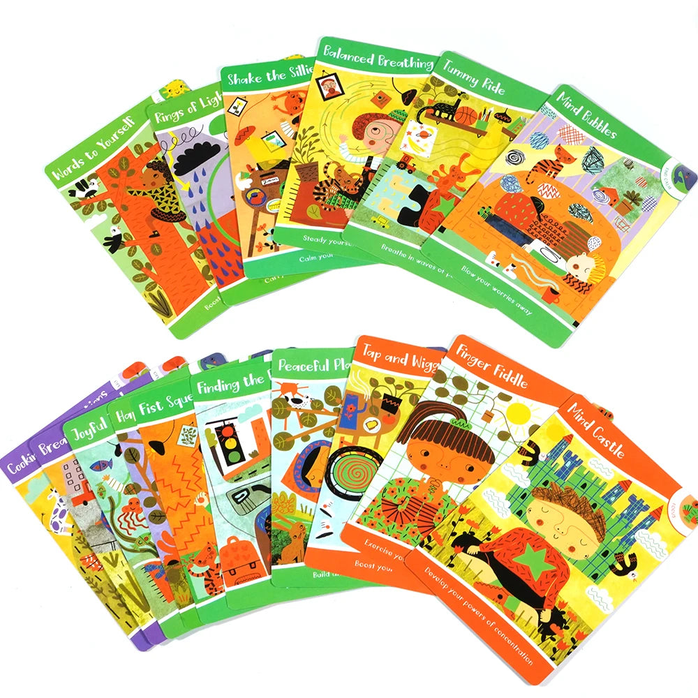 Mindful Kids Card Game – 50 Mindfulness Activities for Kindness, Focus, and Calm