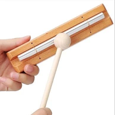 Meditation Chimes with Mallet – Ideal for Meditation, Yoga, and Classroom Mindfulness