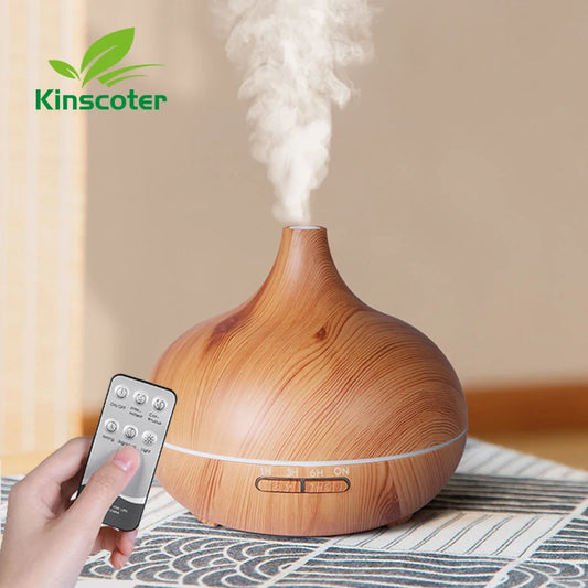 Aromatherapy Essential Oil Diffuser & Ultrasonic Humidifier with 7 LED Lights and Remote Control