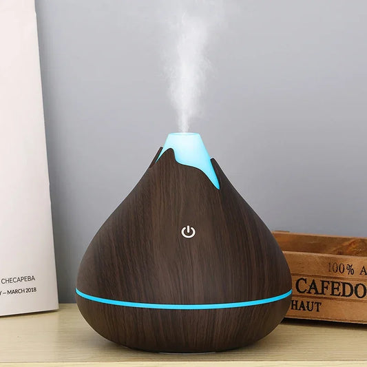 Aromatherapy Essential Oil Diffuser; Ultrasonic Humidifier with 7 Color LED Lights and Remote Control